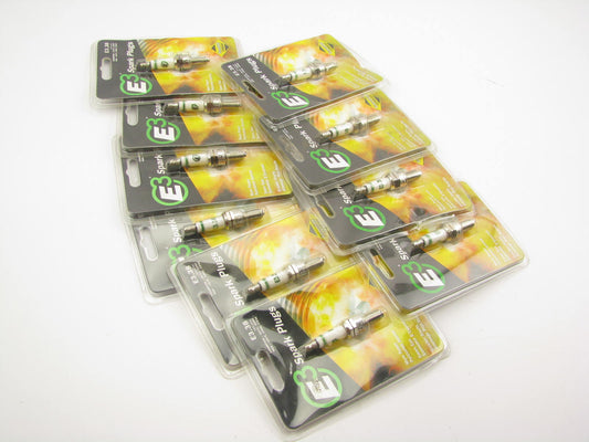 (10) E3 E.338 Small Engine Lawn Mower Spark Plugs (10mm 0.750'' Reach)