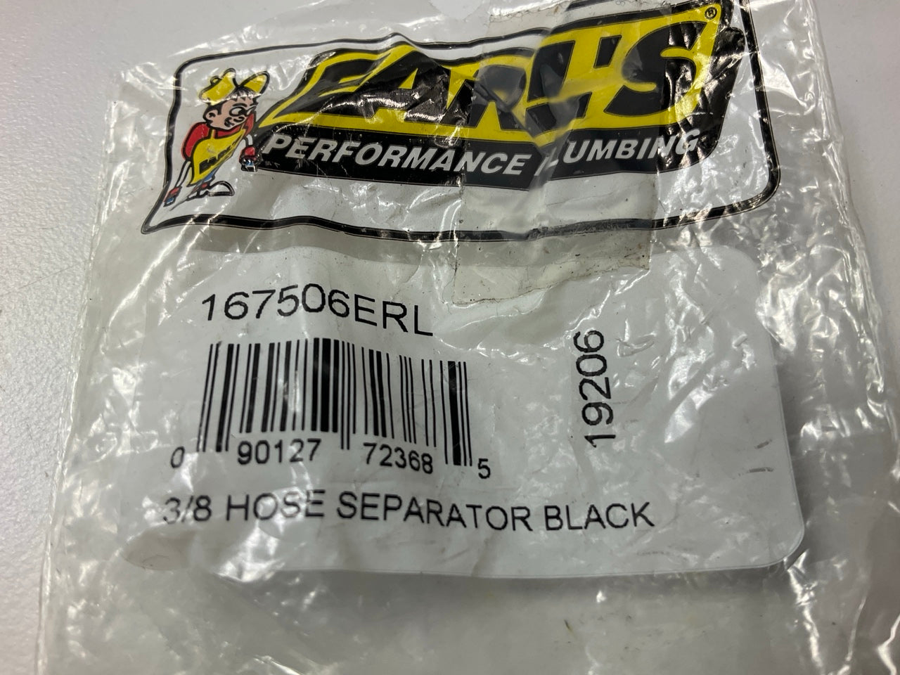 Earls 167506ERL Hose & Tubing Separator, 3/8'', Package Of 2, Black Anodized