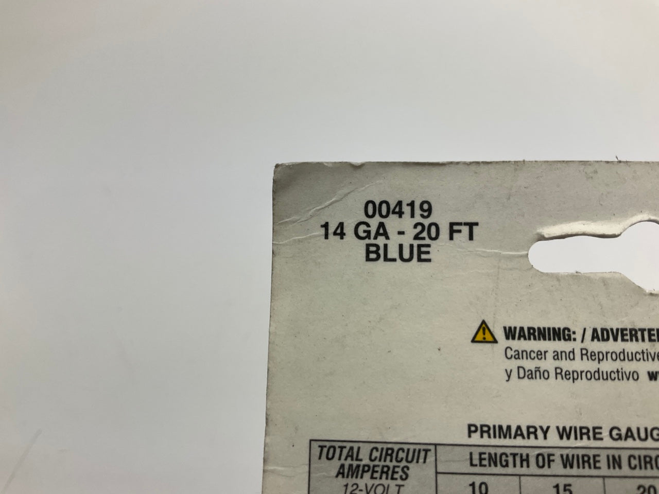 East Penn 00419 Automotive Primary Wire 14 Gauge, 20 Feet. - BLUE