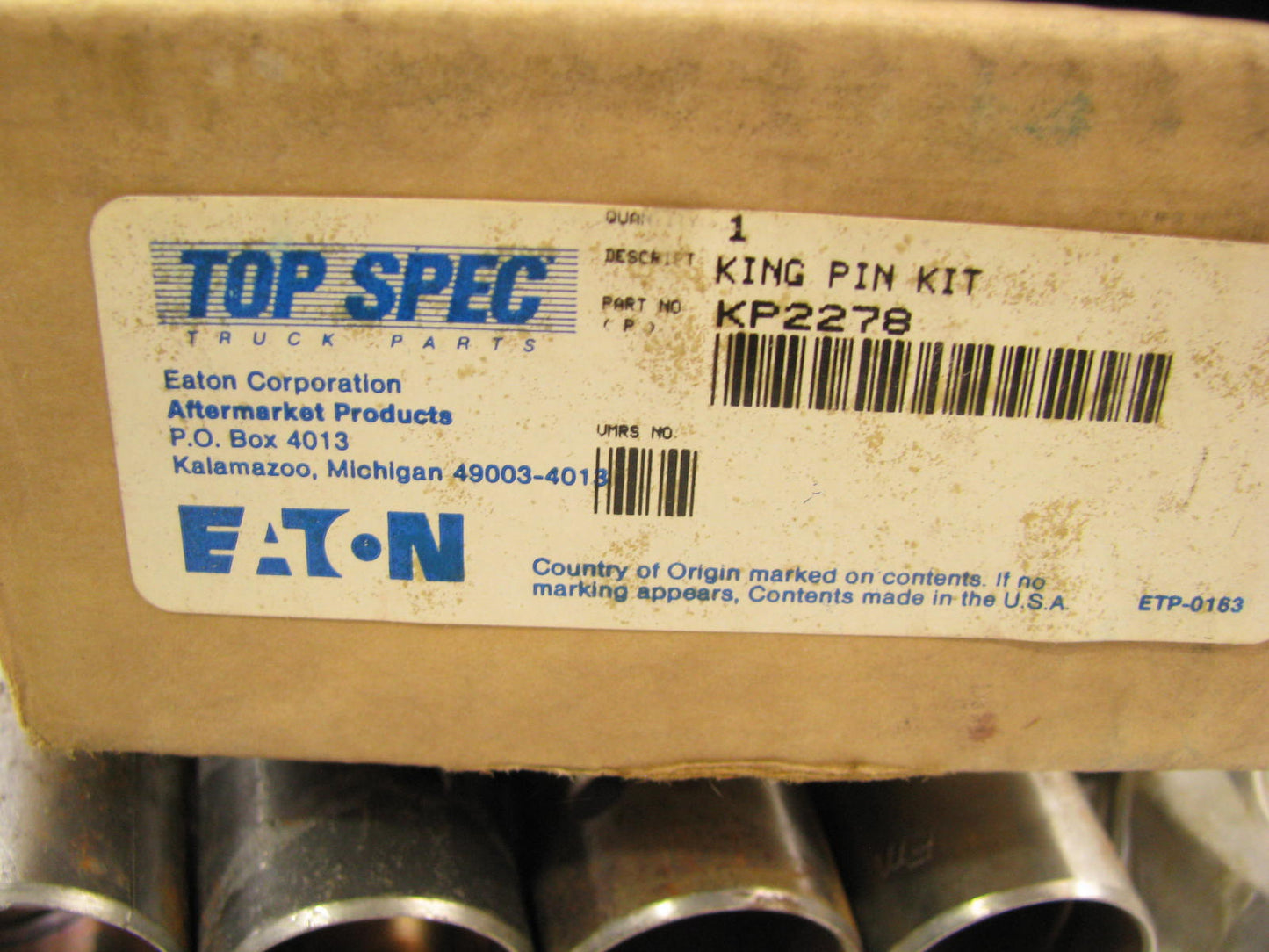 Eaton KP2278 Steering King Pin Bolt Set For 1957-1959 Dodge Truck