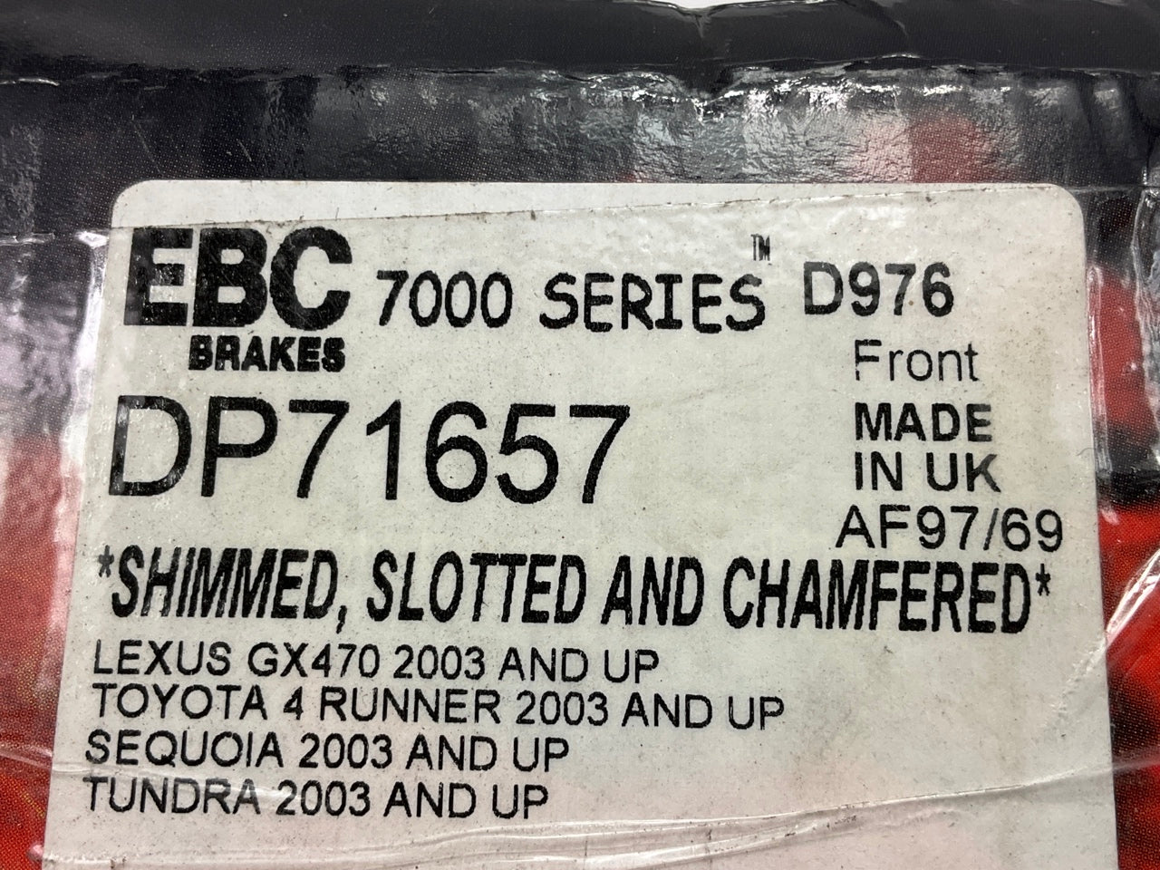 EBC DP71657 GREENSTUFF Disc Brake Pads - Front