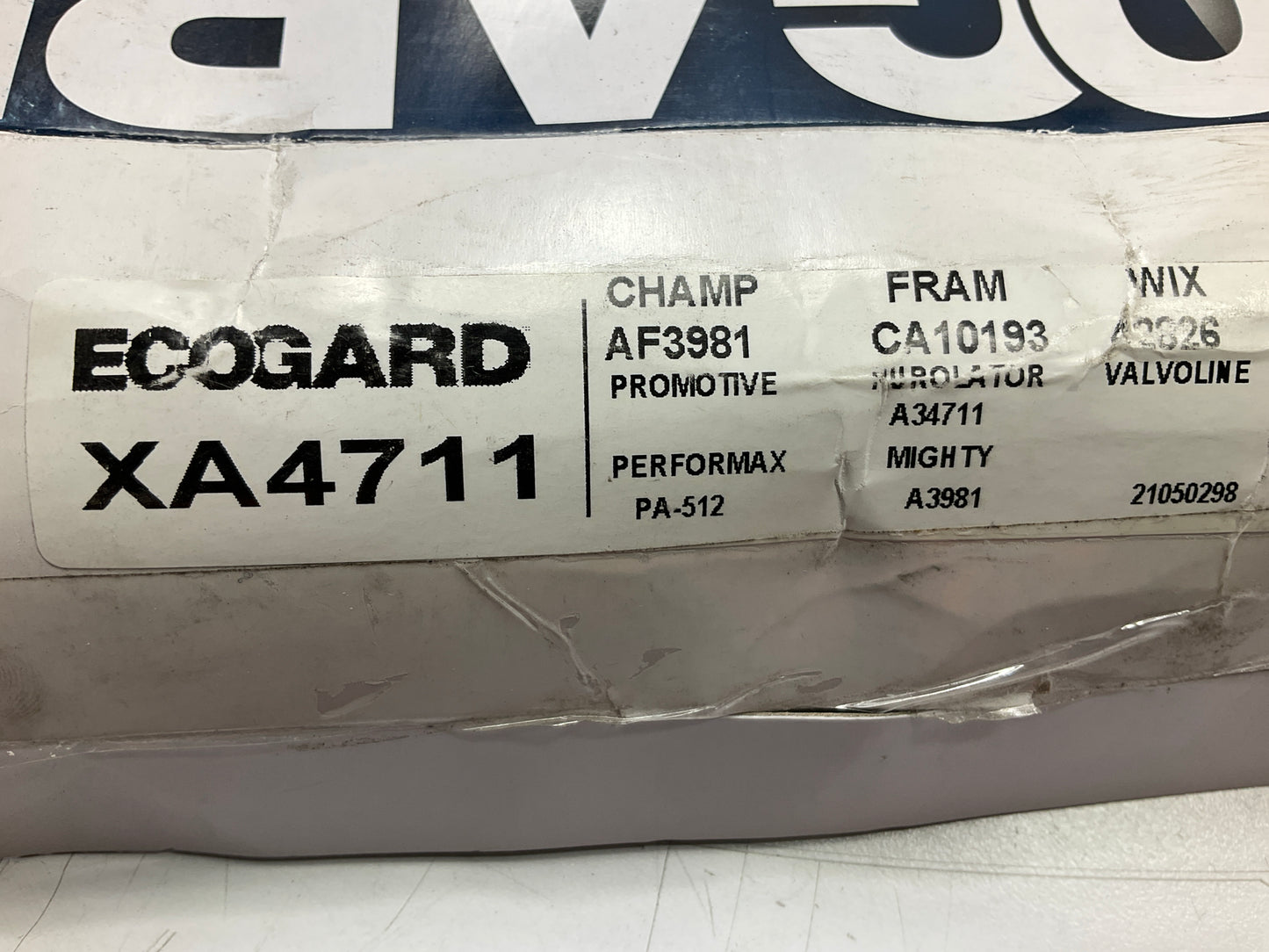 Ecogard XA4711 Engine Air Filter