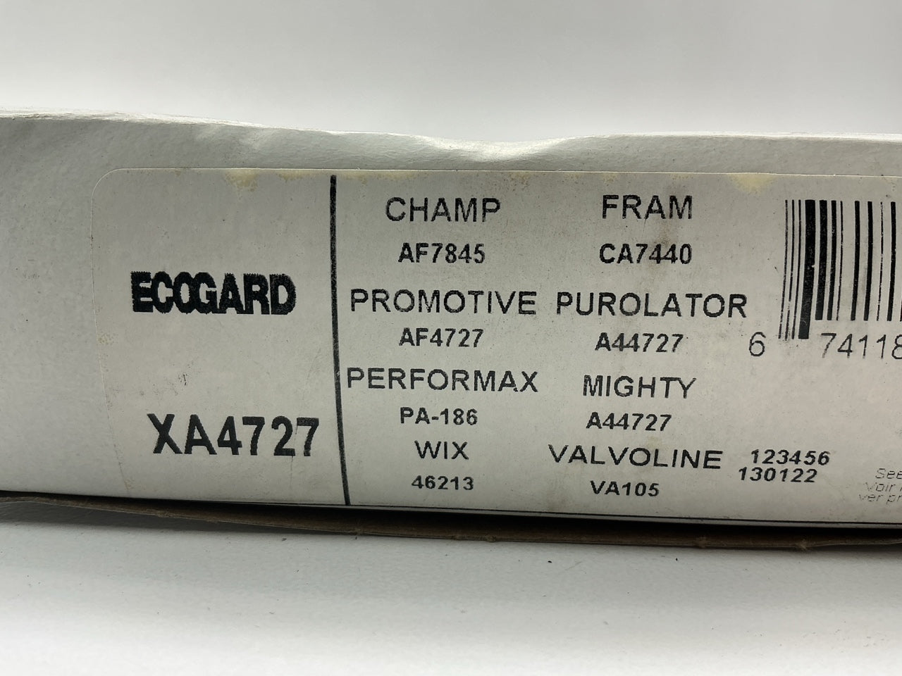 Ecogard XA4727 Engine Air Filter