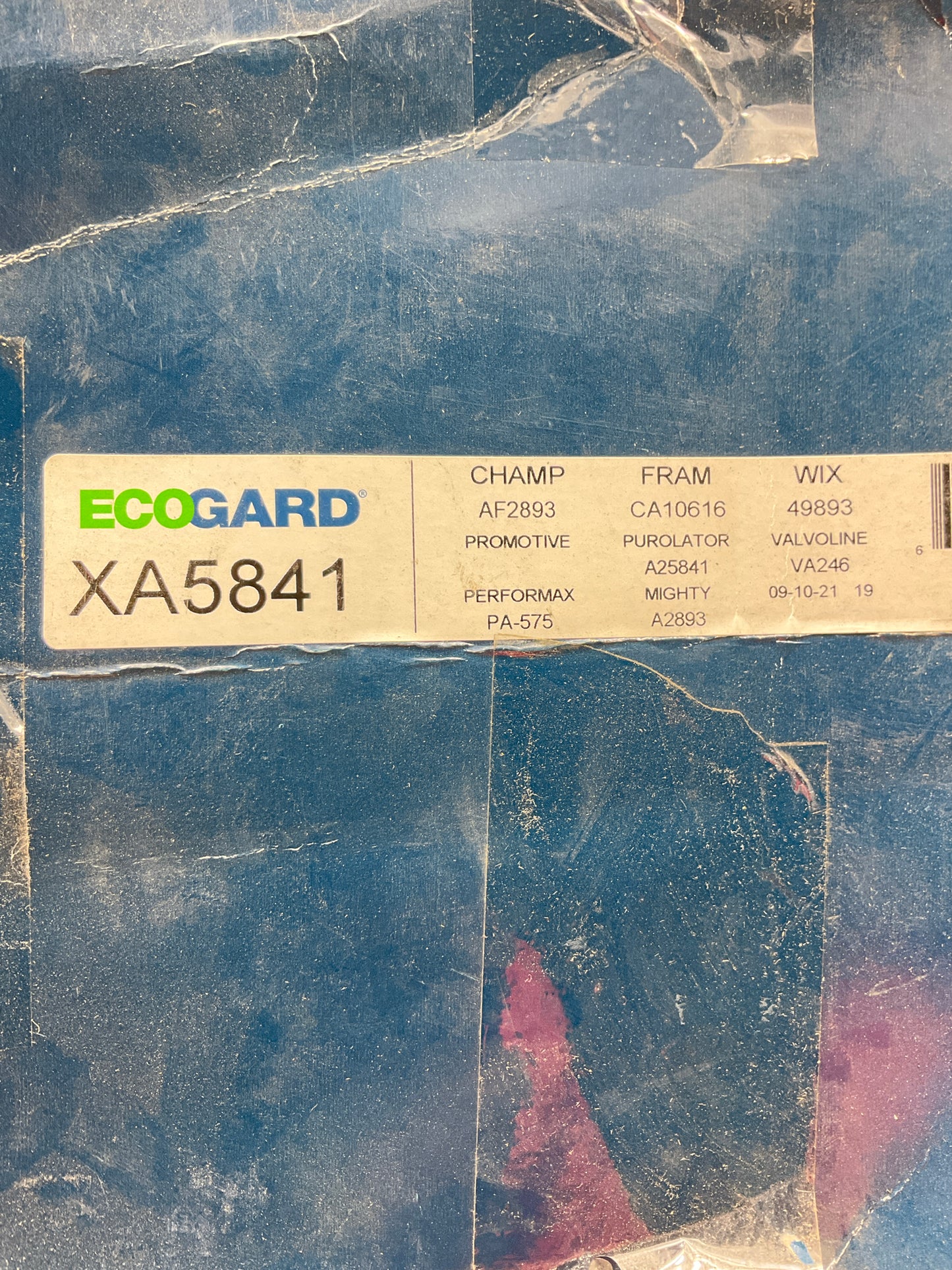 Ecogard XA5841 Engine Air Filter