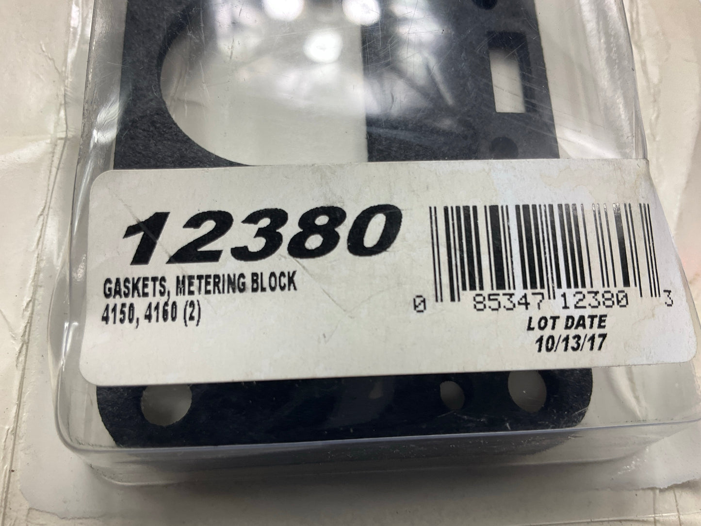 Edelbrock 12380 Carburetor Fuel Metering Block Gasket For Holley 4150 4160 4-BBL
