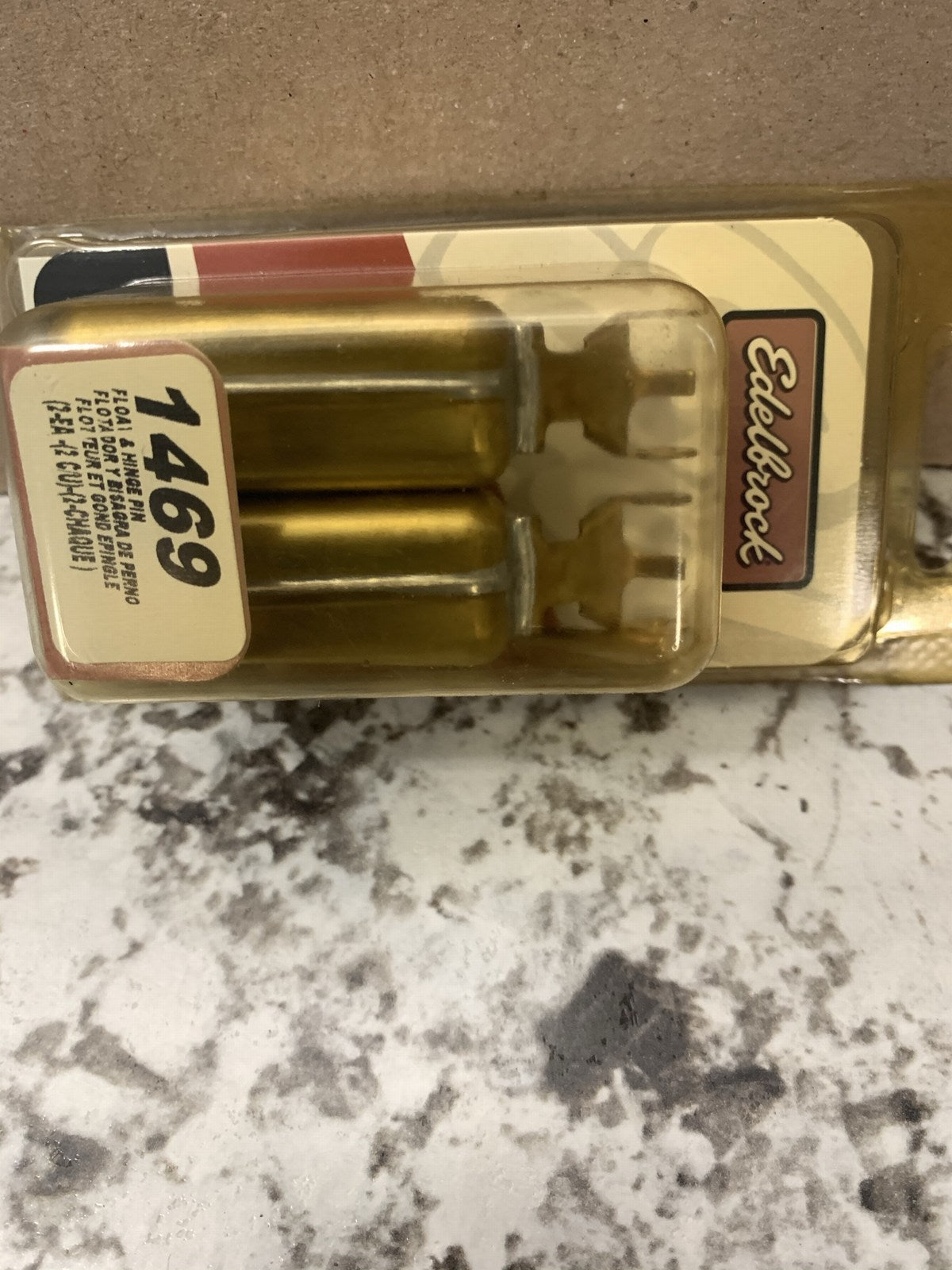 Edelbrock 1469 Carter AFB Performance Carburetor 4-BBL Brass Floats With Pins