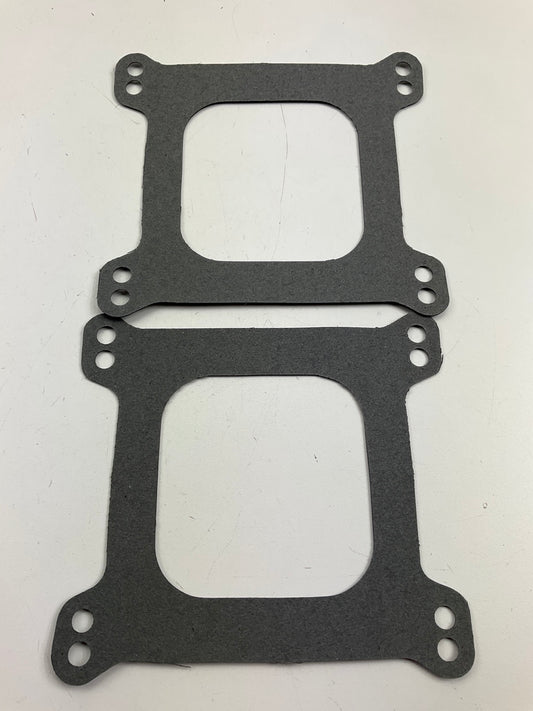(2) Edelbrock 3899 Carburetor Base Gasket For Edelbrock Performer / Thunder AVS2