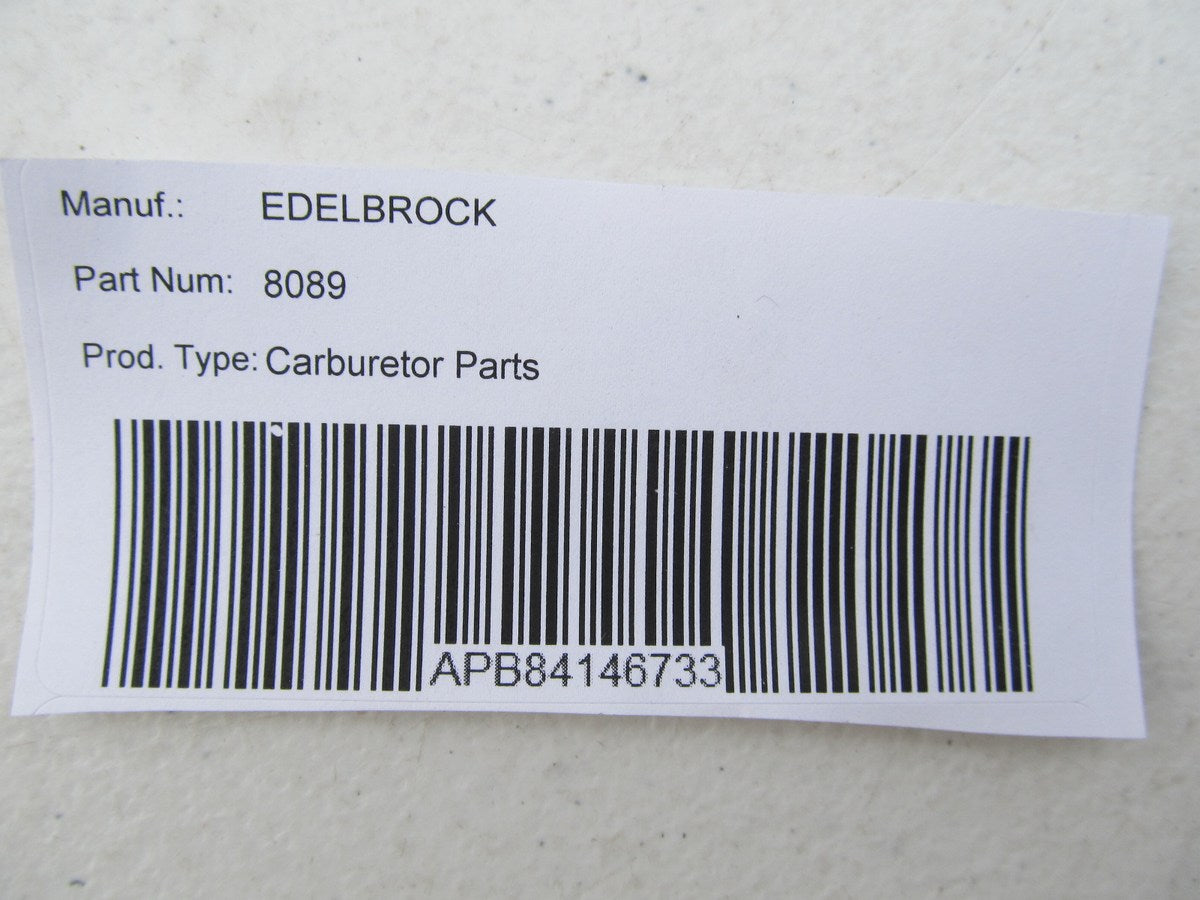 Edelbrock 8089 Carburetor Banjo Fuel Inlet Fitting For Square-Bore & Carter AFB