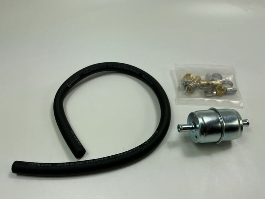 Edelbrock 8135 Universal Single-Feed Fuel Hose And Filter Kit 5/16'' Or 3/8'' Line