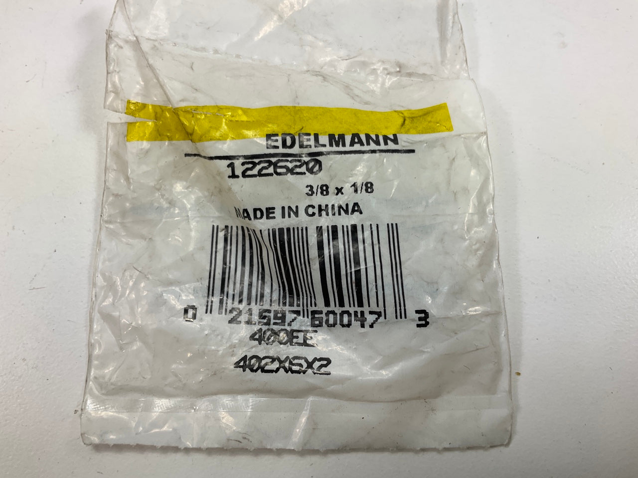 Edelmann 122620 Male Elbow Inverted Flare Fitting 3/8'' Tube - Pipe Thread 1/8''
