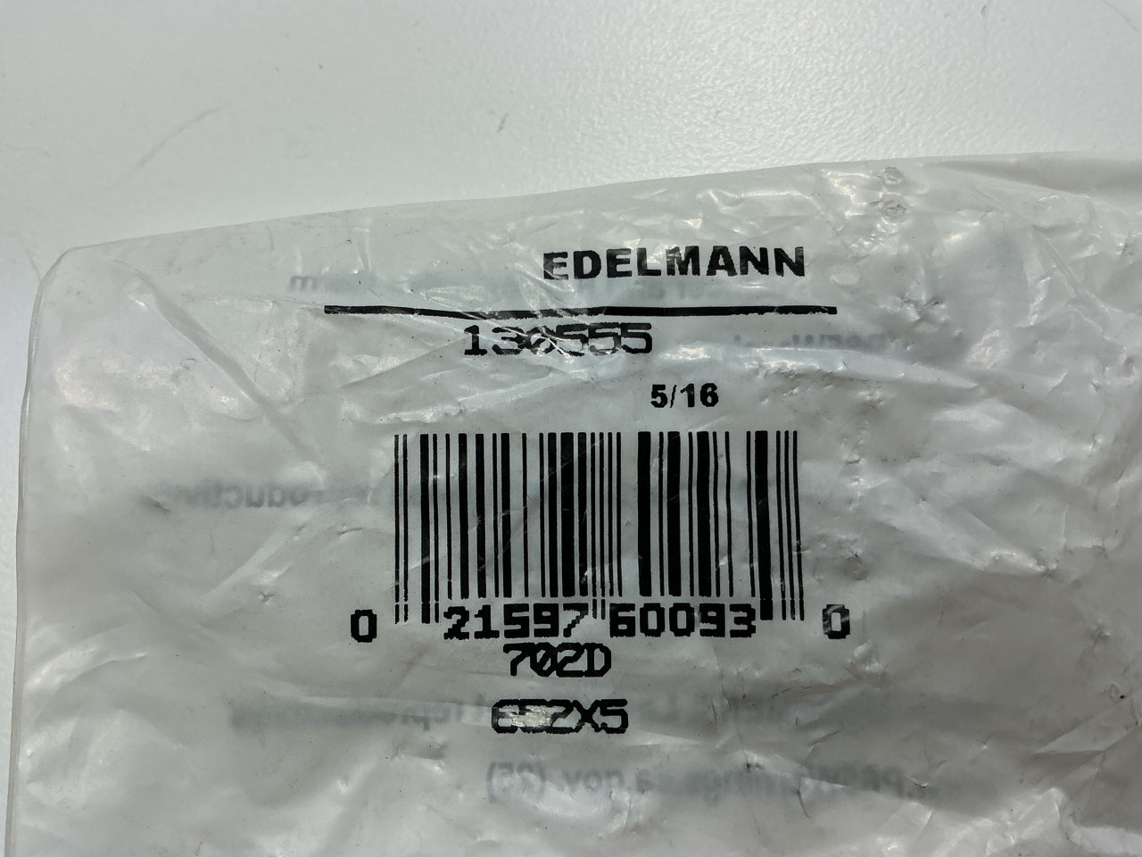 Edelmann 130555 Brake Line Inverted Flared Union Tee 5/16'' Tube Size