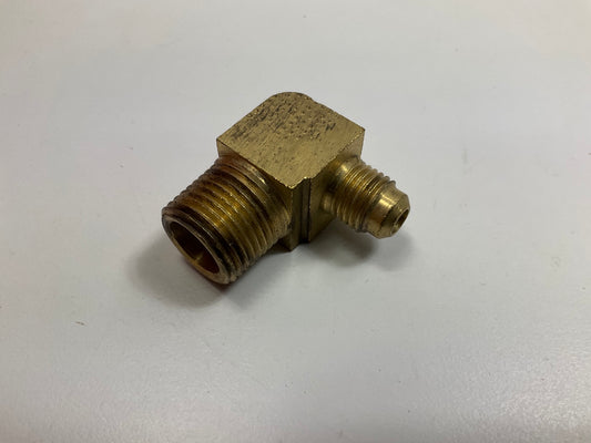 Edelmann 149460 45 Degree Flared Elbow Tube Fitting - 1/4'' Tube X 3/8'' MNPT