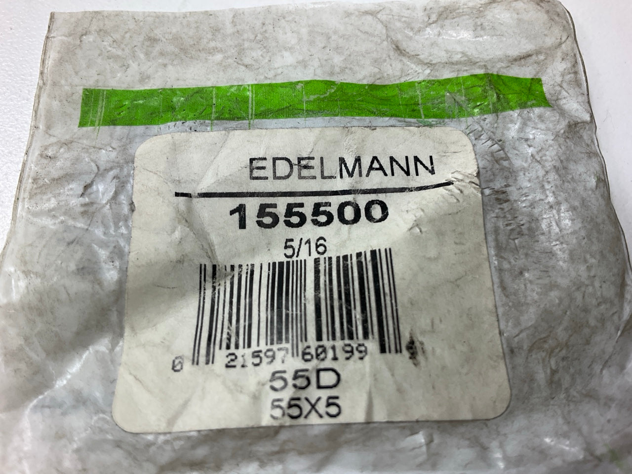 (5) Edelmann 155500 SAE 45 Degree Flared Union Elbow Fitting, 5/16'' Tube