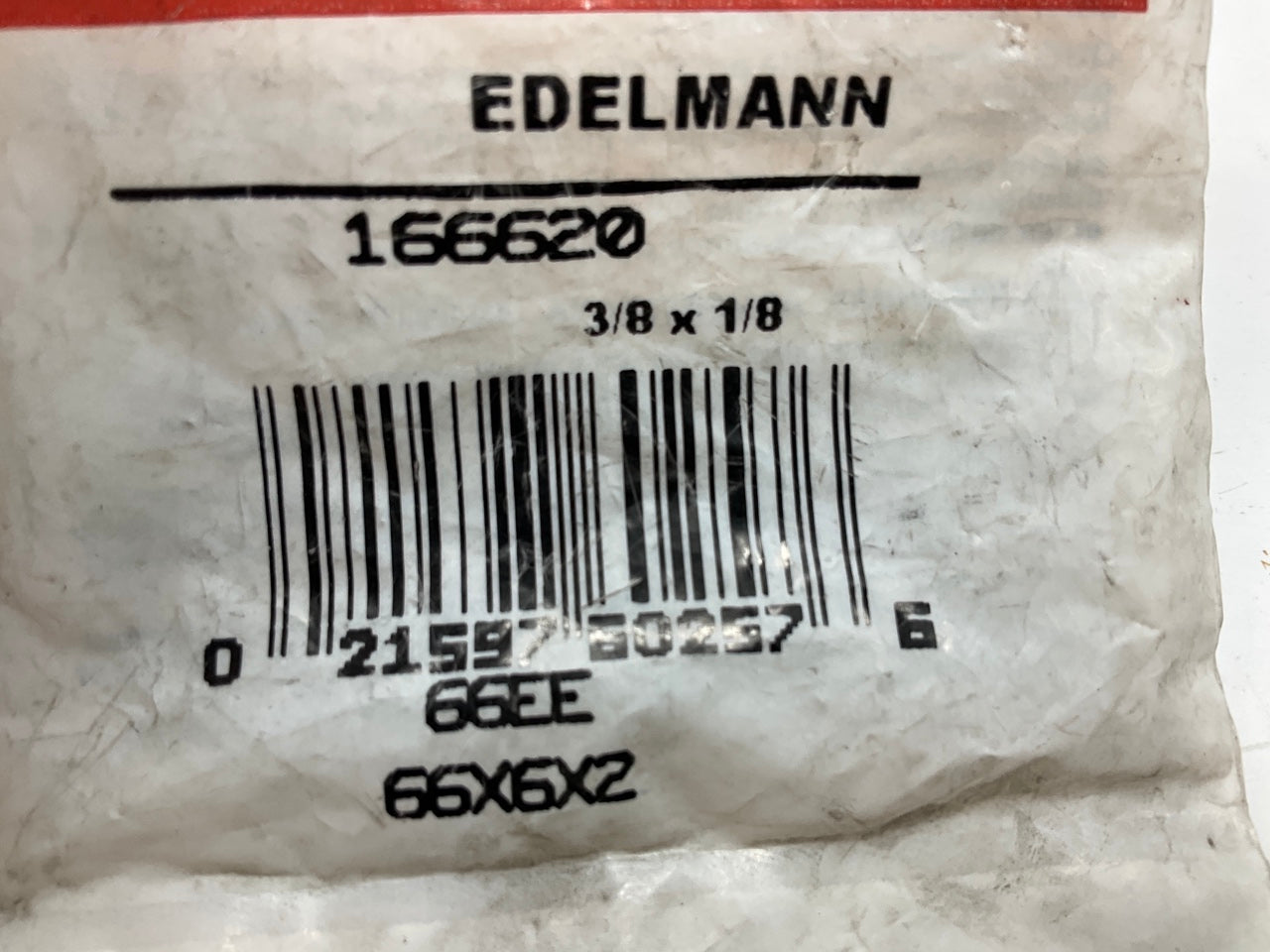 Edelmann 166620 Female Connector Compression Fitting, 3/8'' Tube, 1/8'' FNPT