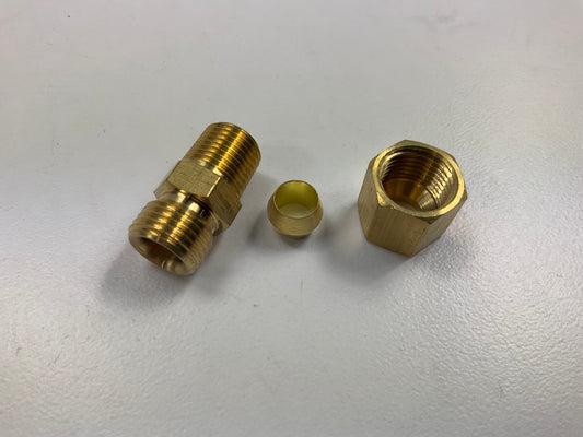 (5) Edelmann 168420 Compression Male Connector Fitting 1/4'' Tube X 1/8'' Pipe