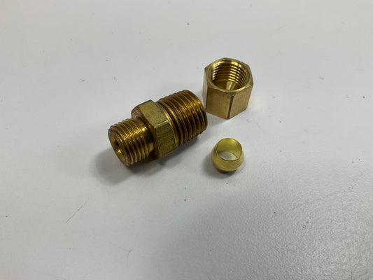 Edelmann 168440 Male Compression Fitting 1/4'' Tube Size X 1/4'' Pipe Thread