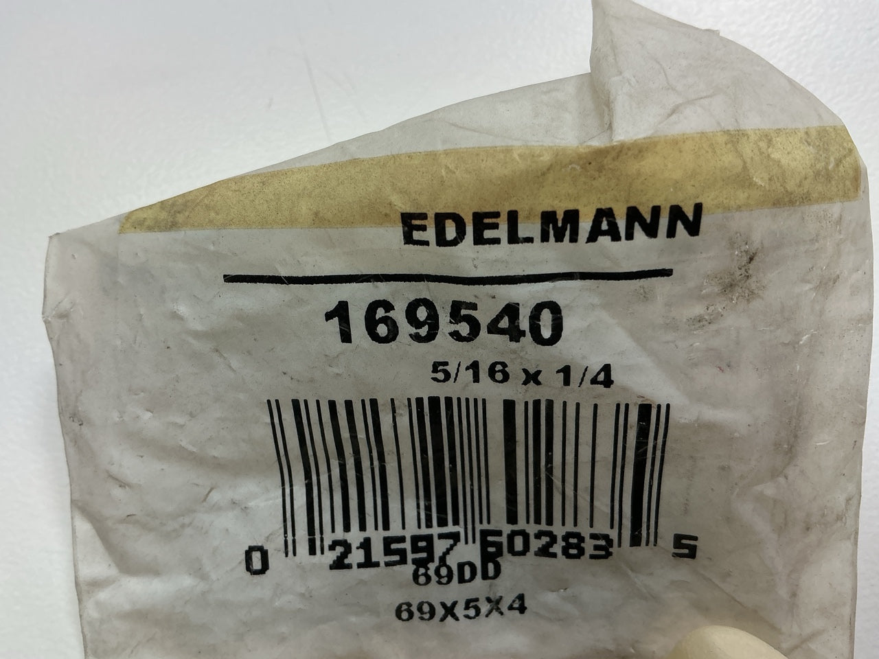 Edelmann 169540 Male Elbow Compression Fitting 5/16'' Tube X 1/4'' Pipe Thread