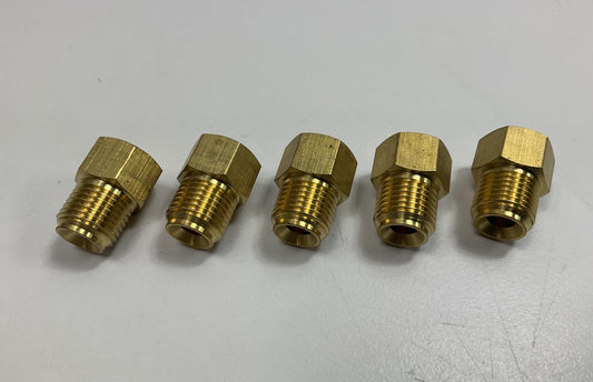 (5) Edelmann 258340 Standard To Dual Master Cylinder Adapter 3/16'' Female X 1/4''