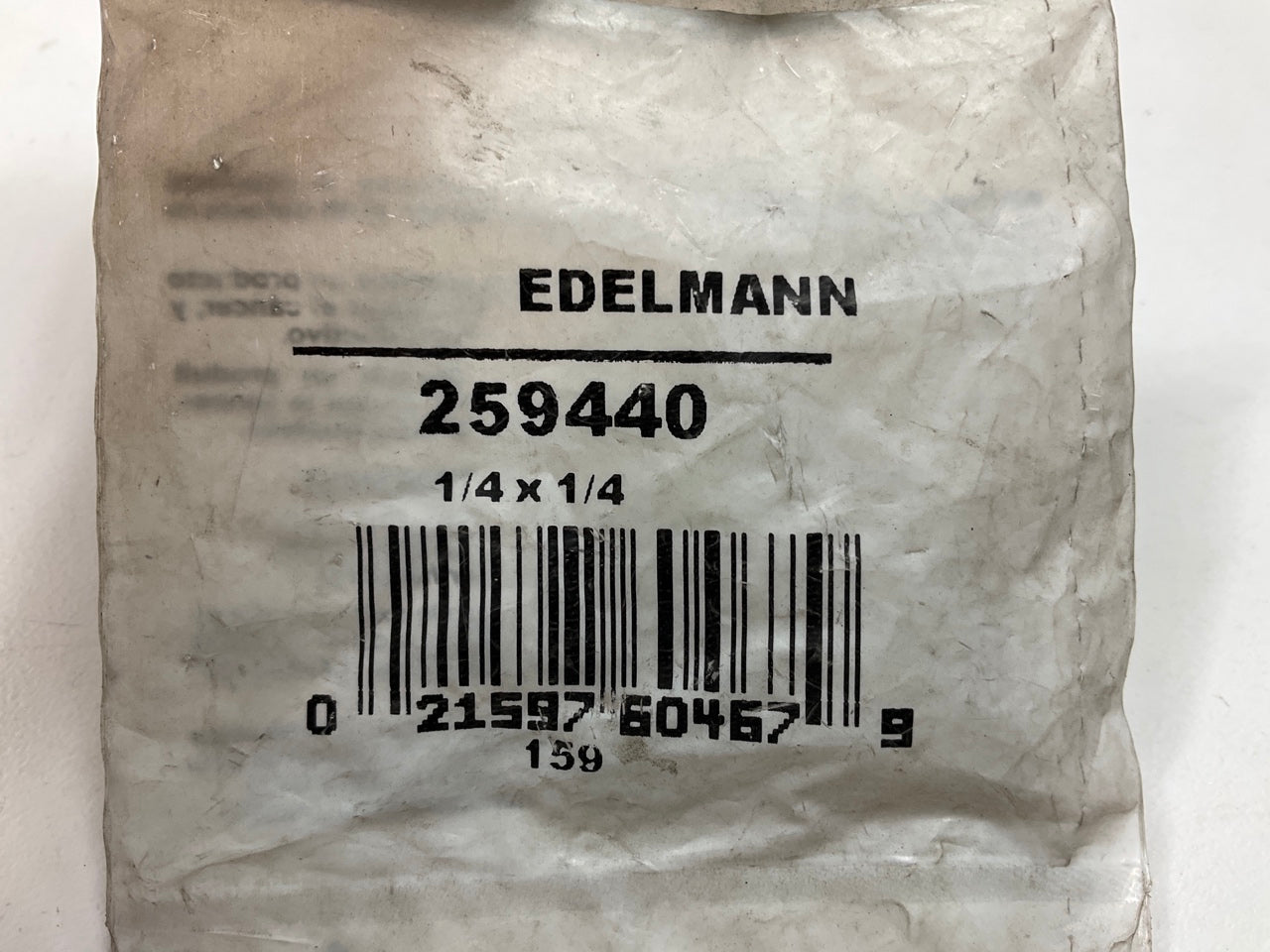 Edelmann 259440 A/C Filter Adapter, 1/4'' Female Flare X 1/2'' Male Double Comp.