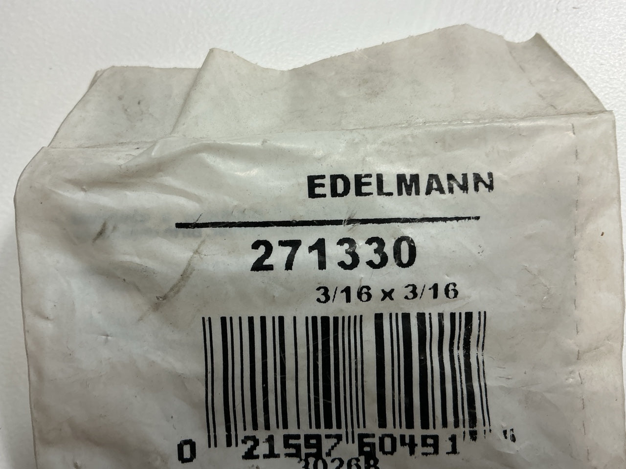 Edelmann 271330 STD To Metric Bubble Brake Line Adapter 3/16'' Thread