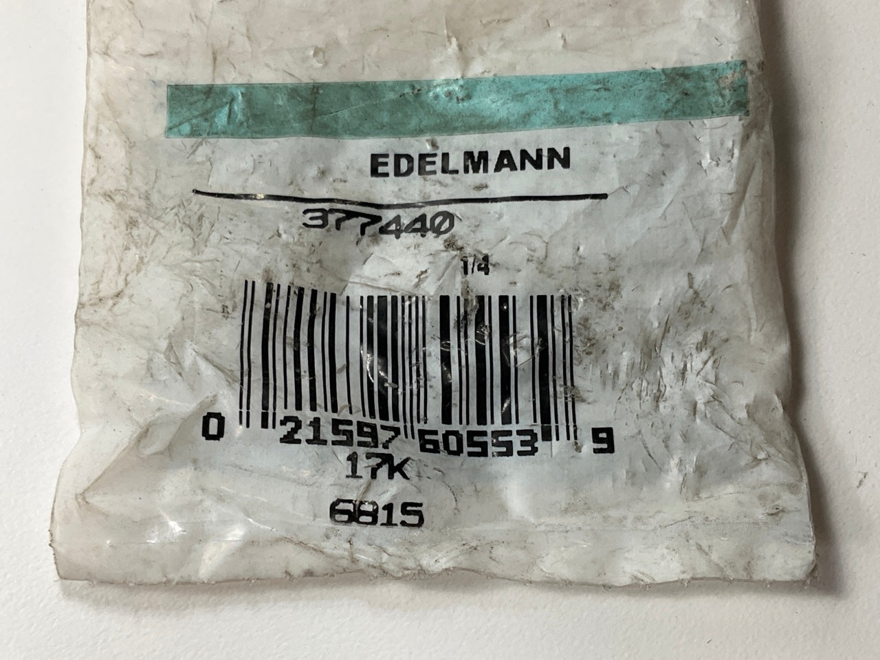 Edelmann 377440 Double Male Shut-off Cock 1/4'' Pipe Thread