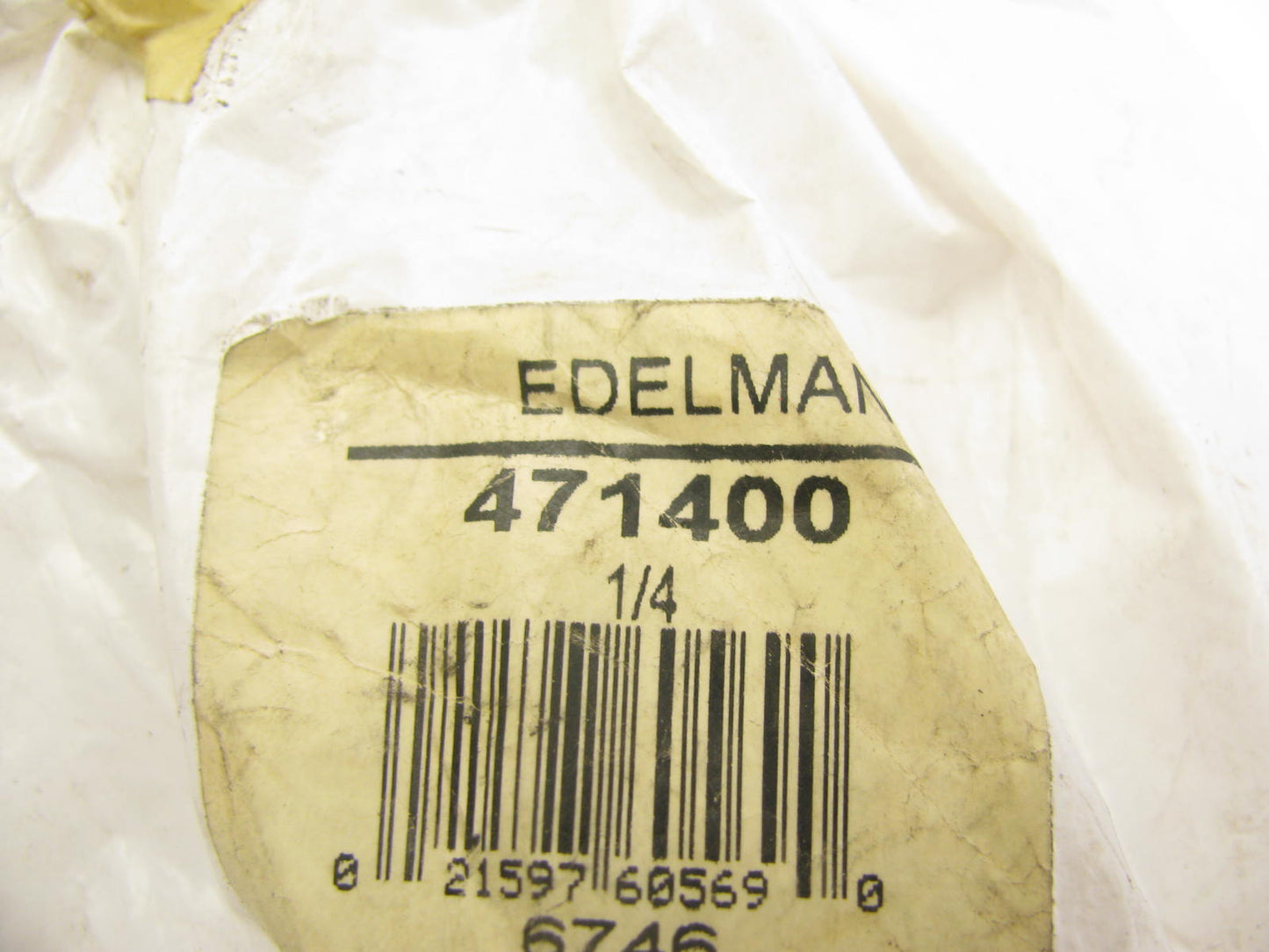 Edelmann 471400 Water Shut-Off Valve With 3'' Extension Stem - 1/4'' NPT Thread