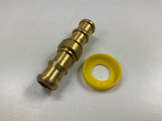 (5) Edelmann 750600 Push-On Hose Mender Fitting, 3/8'' Barb X 3/8'' Barb