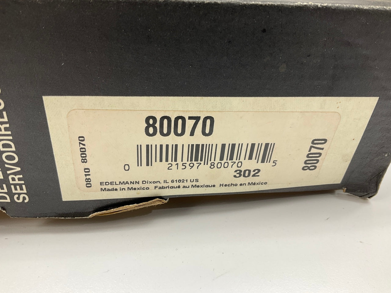 Edelmann 80070 Power Steering Pressure Line Hose