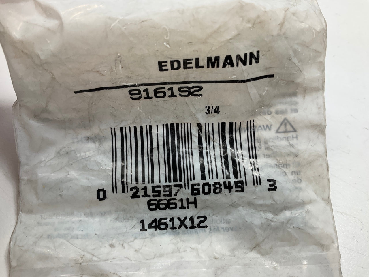 Edelmann 916192 Nylon Air Brake Tubing Nut 3/4'' Tube Size REF SAE 100110