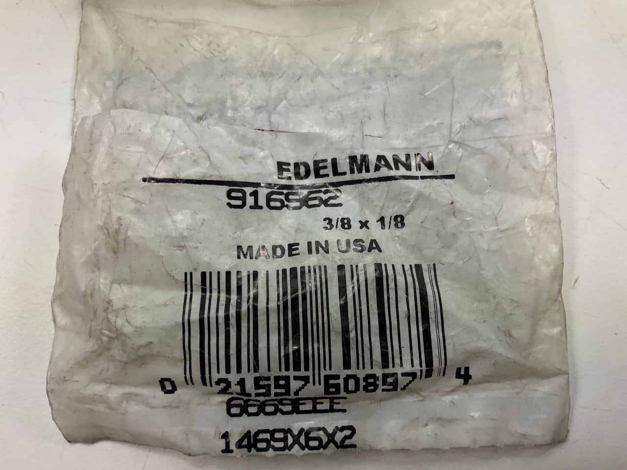 Edelmann 916962 Brass Hydraulic Male Elbow Fitting 3/8'' X 1/8''