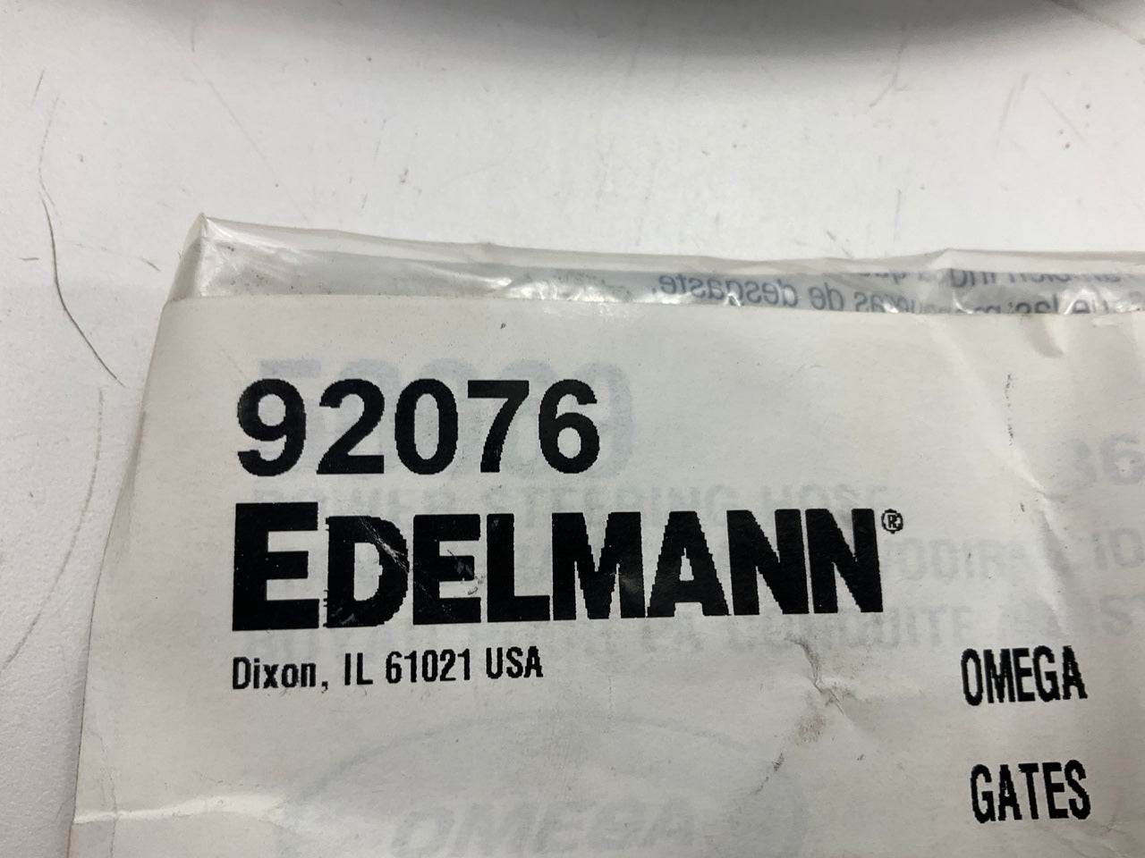Edelmann 92076 Power Steering Hose 01-02 Caravan Voyager Town & Country