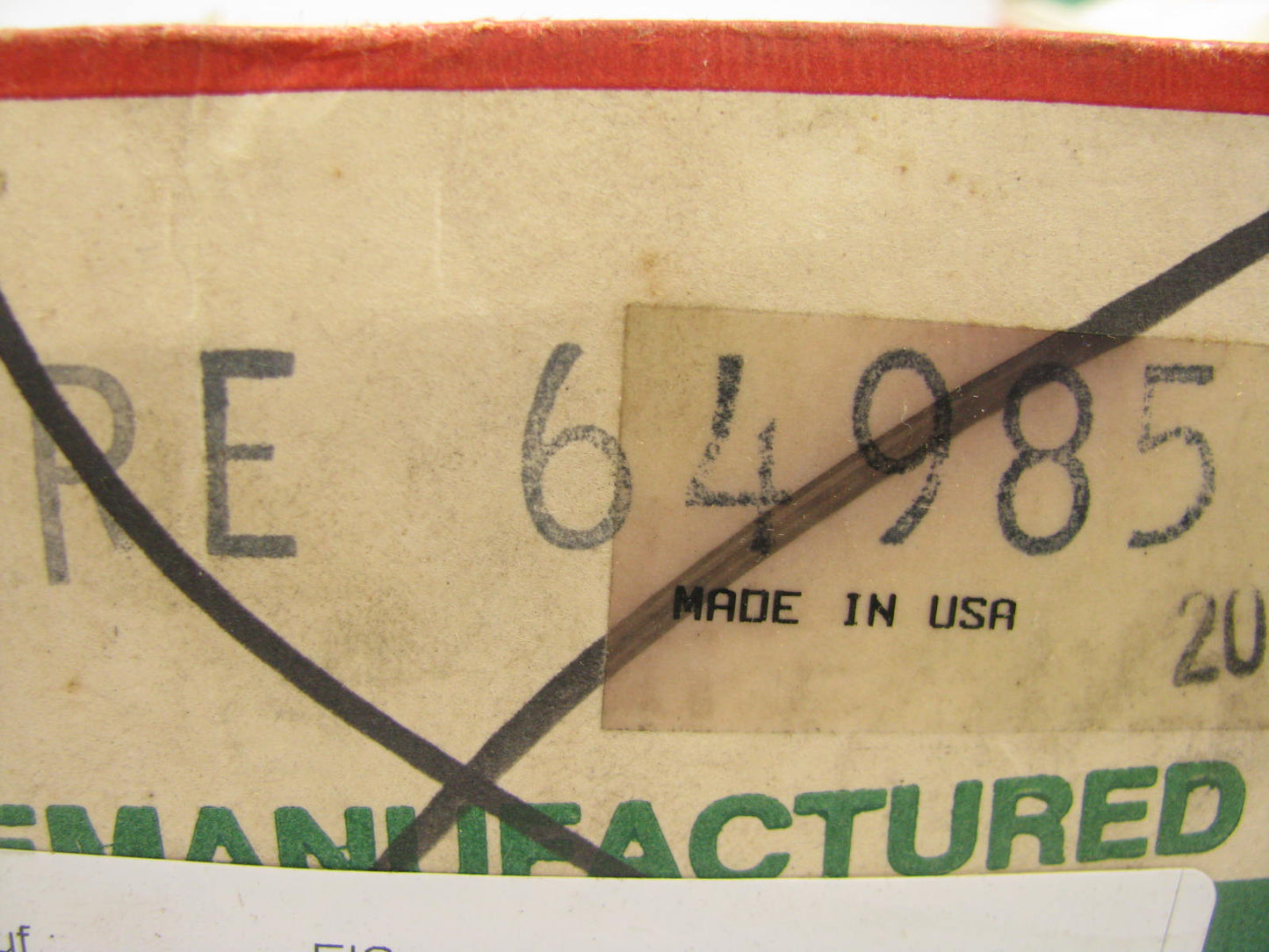 Reman EIS RE64985 Brake Master Cylinder