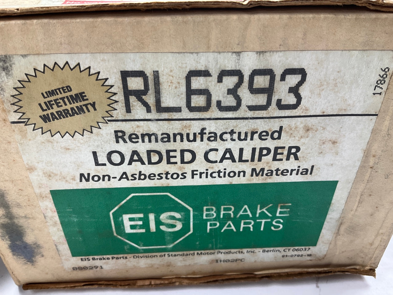 REMAN. EIS RL6393 Front Left Brake Caliper