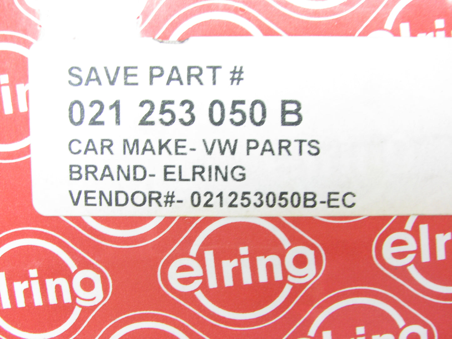 Elring 021253050B Exhaust Manifold Gasket 1993-2002 Volkswagen 2.8L V6 VR6