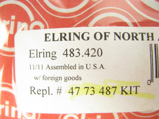 Elring 483.420 Cylinder Head Gasket Set For 1994-1997 Saab 900 2.5L V6