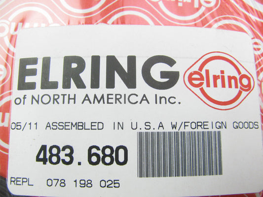 Elring 483-680 Single Valve Cover Gasket Set For 1997-2005 VW Audi 2.7L 2.8L-V6