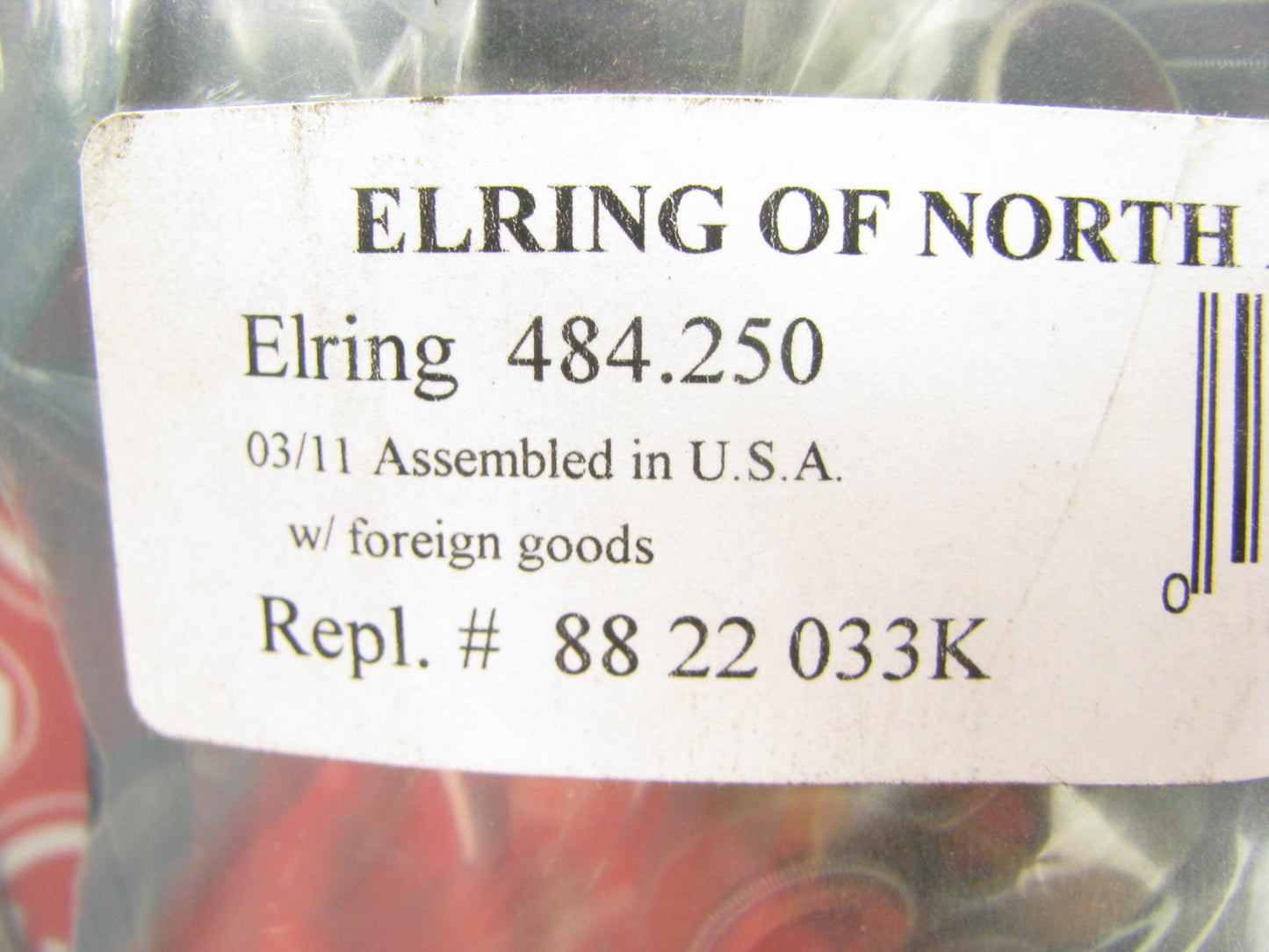 Elring 484.250 Cylinder Head Gasket Set 1994-1998 SAAB 900, 9000 B204 B234