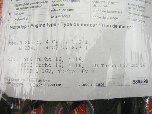 Elring 894-.231 Cylinder Head Gasket Set