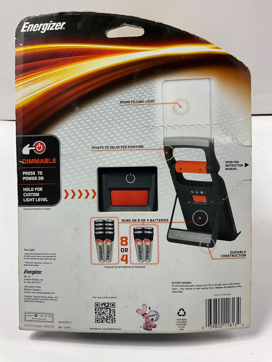 Energizer ENFFL81E LED Flat Panel Dimmable Folding Lantern Lamp, 300 Lumen