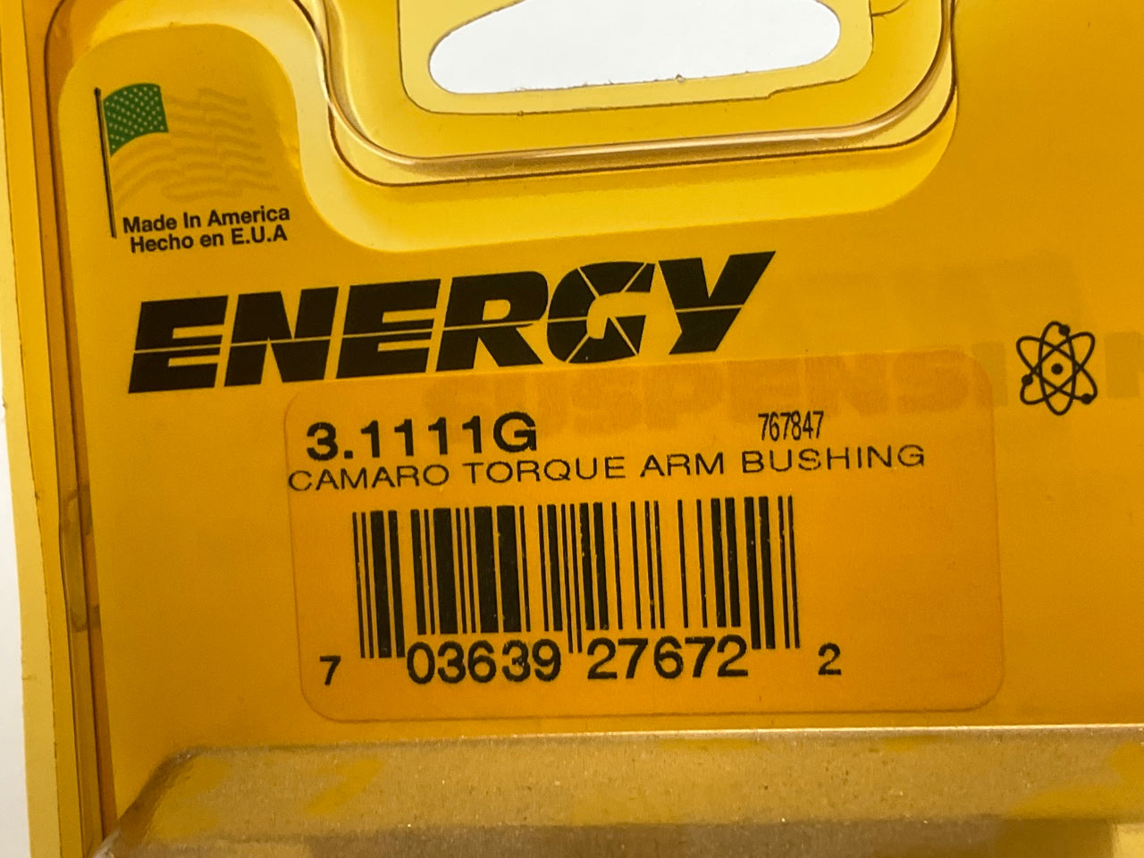 Energy Suspension 3.1111G Torque Arm Bushing Black For 1984-02 Camaro, Firebird