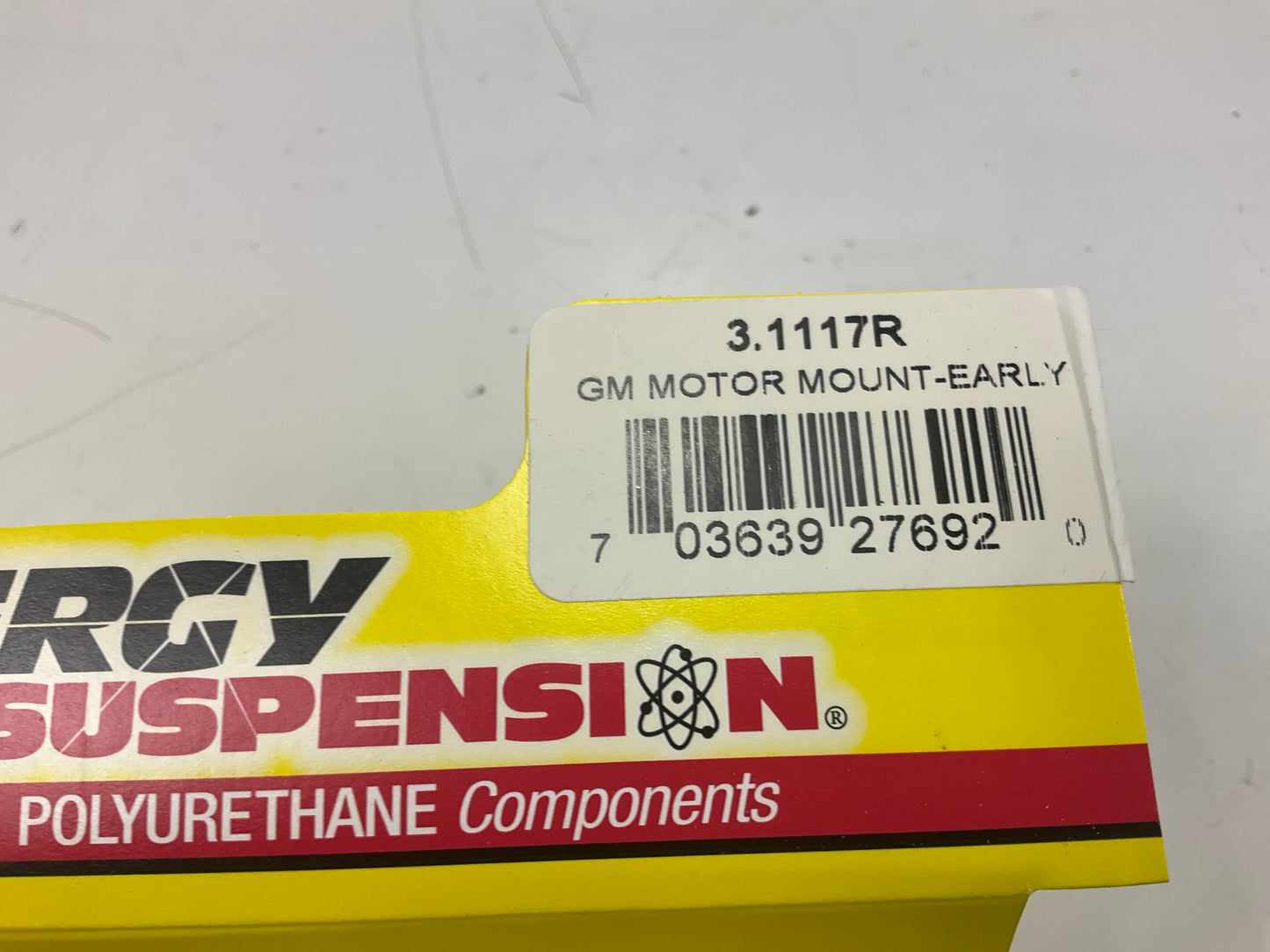 Energy Suspension 3.1117R Poly Motor Mount Polyurethane Red - Early SBC BBC V8