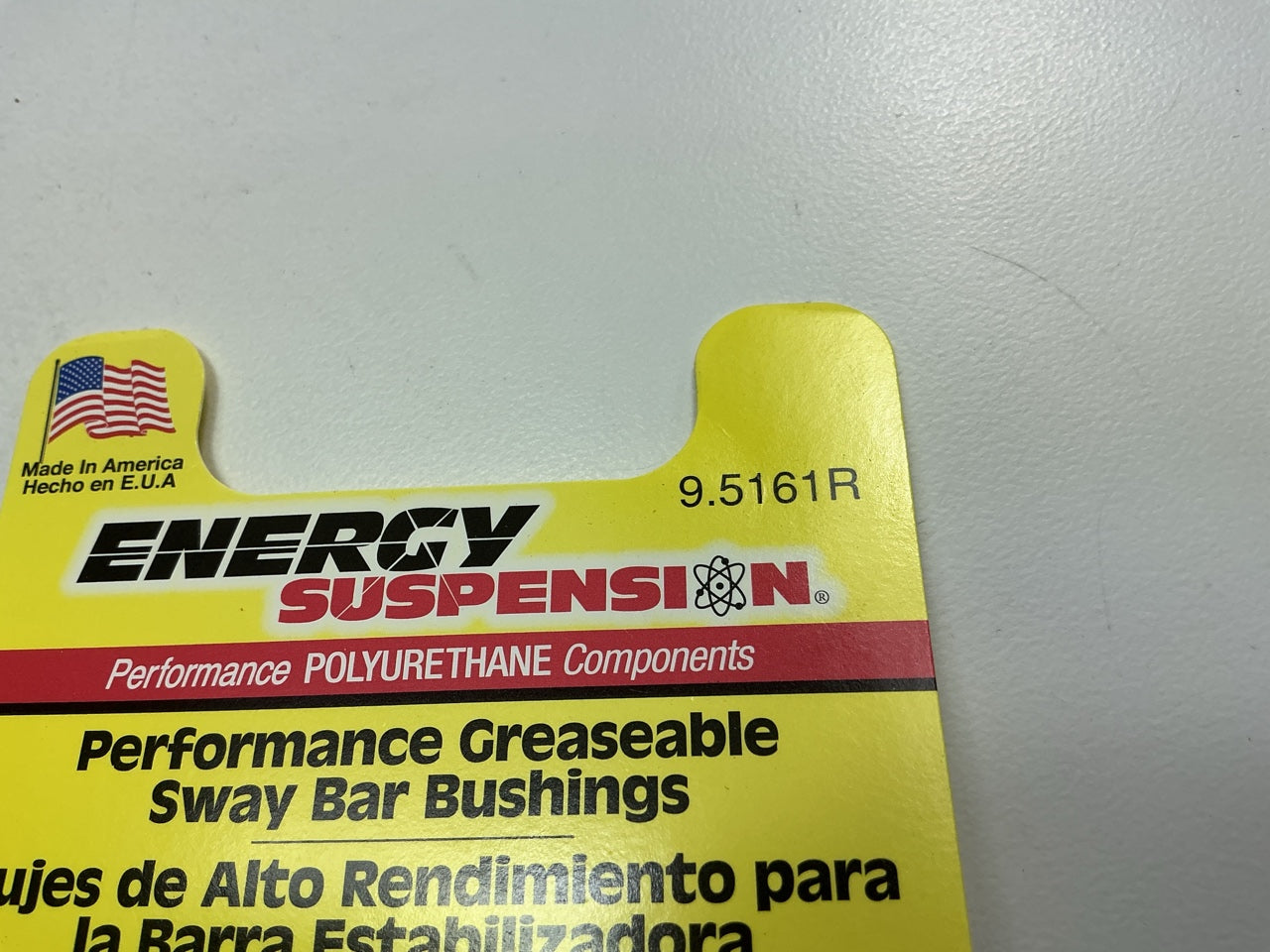 MISSING FOUR WASHERS - Energy 9.5161R Sway Bar Bushings, 25mm Red 2-9/16''-3-5/8''