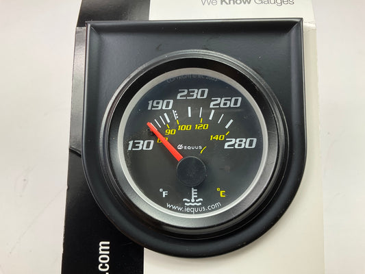 Equus 6232 2'' Mechanical Back-Lit Water Temperature Gauge, 130 - 280 Degree F