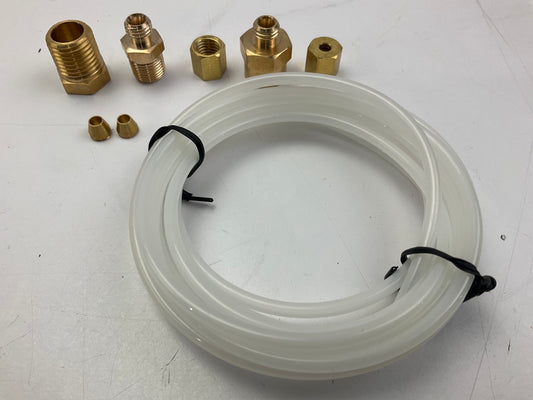 Equus 9801 Oil Pressure Gauge Sender Line Tubing Kit, 1/8'' Clear Nylon, 72'' Long
