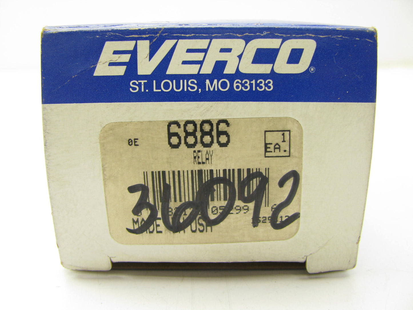 Everco 6886 Engine Cooling Fan Motor Relay Replaces: 36092