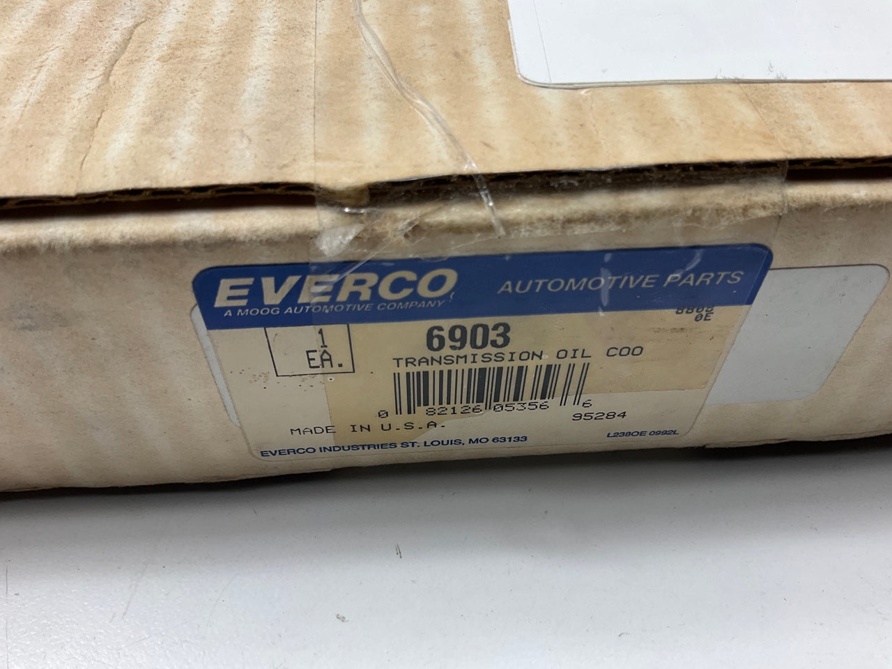 Missing Fitting - Everco Auto Trans Oil Cooler Kit W/ Install Kit 12''x7-1/2x3/4''