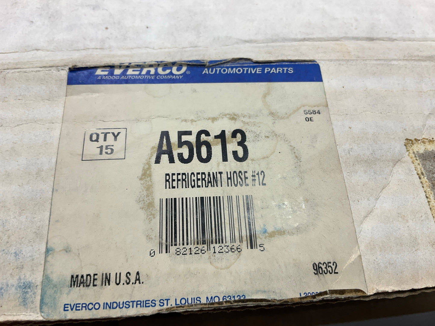 15 FEET - Everco A5613 Dayco Futura Barrier A/C Hose 5/8'' Refrigerant Hose #12
