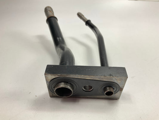 Everco A7718 A/C Expansion Valve Fitting Block For 1980-86 Chrysler, Size 6 & 12