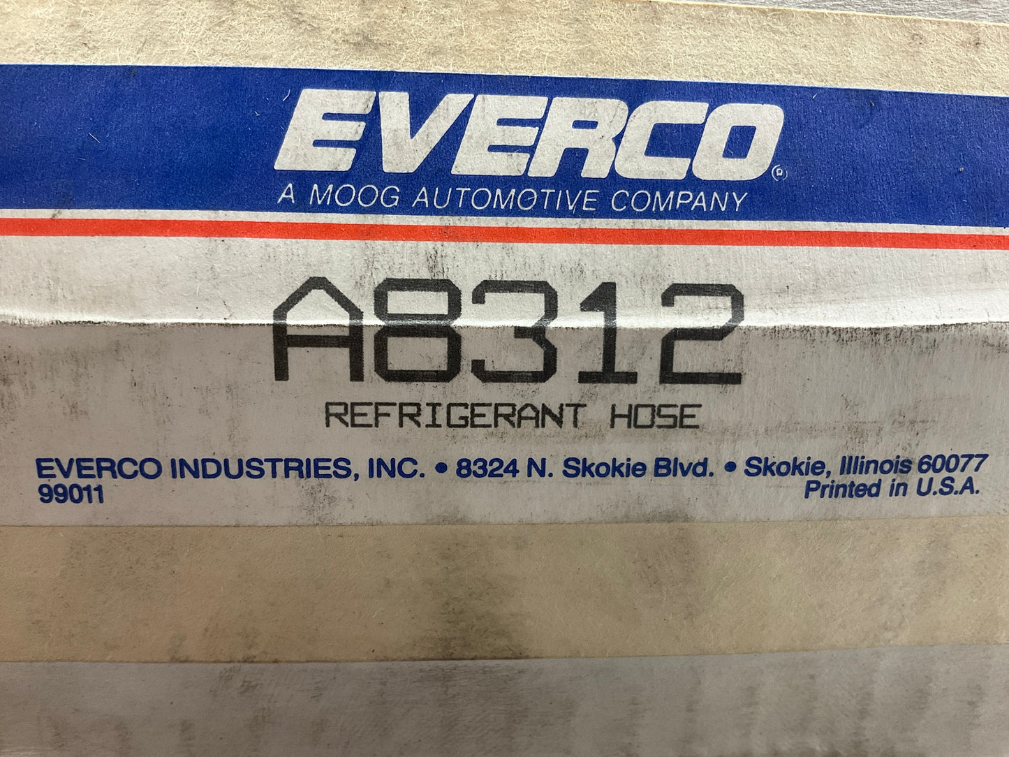 50' - Everco A8312 #8 A/C Refrigerant Hose, 13/32'' ID, 400 PSI Max Work Pressure