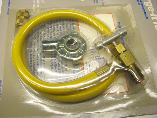 Everco A9701 A/C Charge It Kit - 18'' Hose & Safety Valve